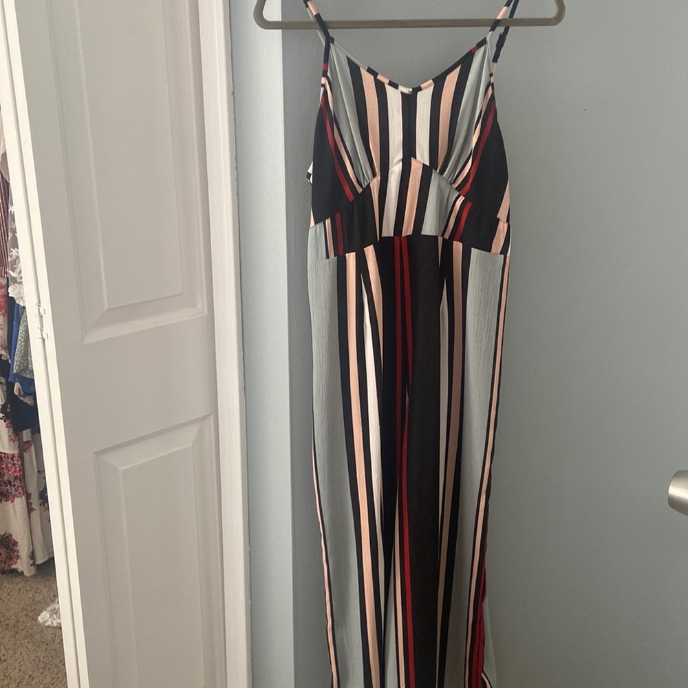 Multicolor Striped jumpsuit